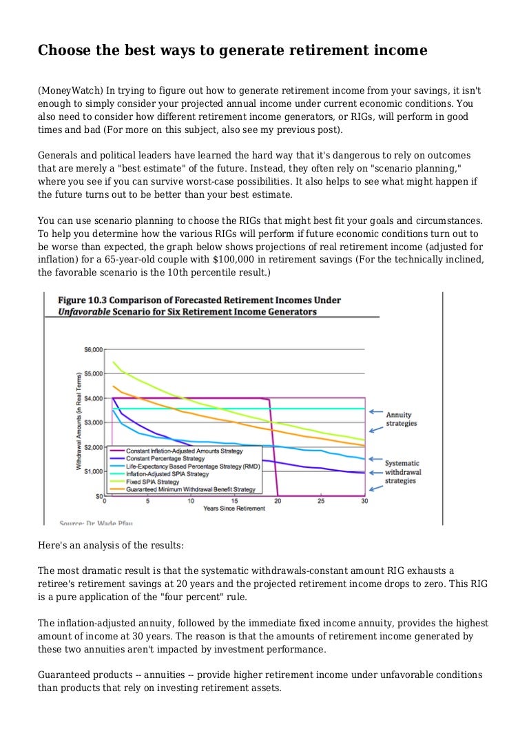 How to Generate Retirement Income picture images How to Generate Retirement Income
